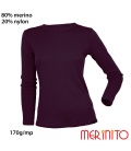 Bluza dama Merinito 170g 80% lana merinos 20% nylon