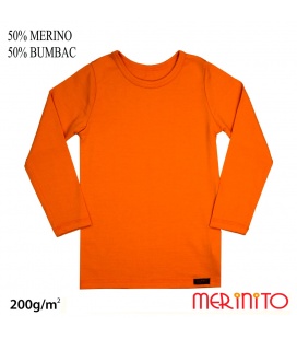 Bluza copii Merinito 200g 50% lana merinos 50% bumbac