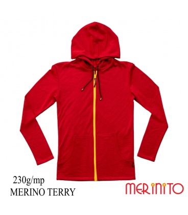 Hanorac barbatesc 230g 100% Merino Terry