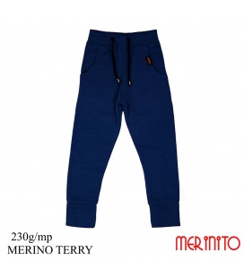 Pantaloni copii Merinito Jogger Terry 230g lana merinos