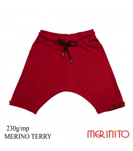 Pantaloni copii Merinito Baggy Pants 230g lana merinos