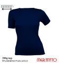 Tricou dama 200g 95% merino 5% elastan