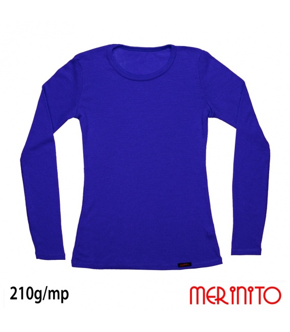 Bluza dama Rib Pointelle 100% merino