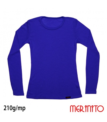 Bluza dama Rib Pointelle 100% merino