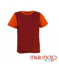 Tricou copii 100% merinos maneca scurta