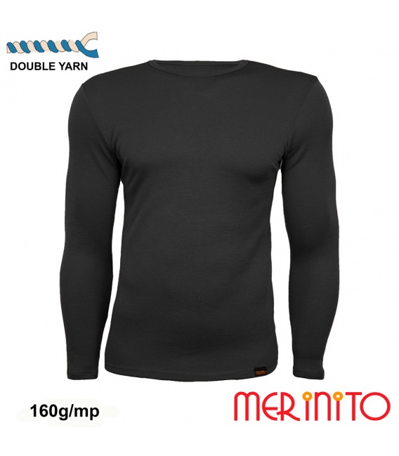 Bluza barbati Merinito 160g 100% lana merinos