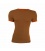 Merino wool tshirt beige-orange 