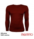 Bluza barbateasca Merinito Thermal Base 250-280g/mp 100% lana merinos