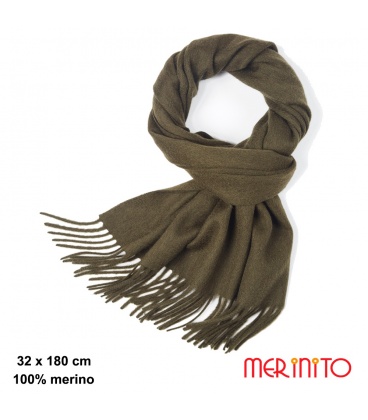 Fular Merinito Uni 32X180 cm 100% lana merinos