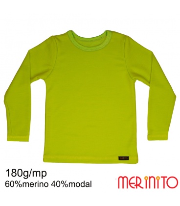 Bluza copii Merinito 180g 60% merino 40% modal