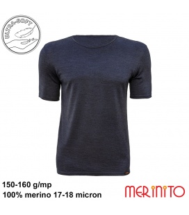 Tricou barbatesc Merinito 150-160g 100% merino superfine