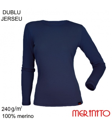 Bluza dama Merinito 230/240 g/mp lana merinos
