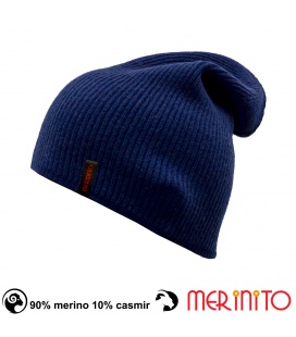 Caciula Merinito Rib Knit 90% lana merinos 10% casmir