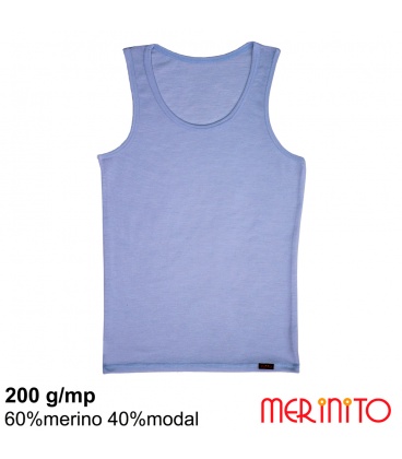 Maiou barbati Merinito 200g lana merinos si modal