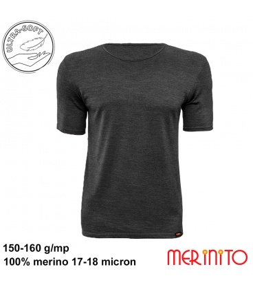 Tricou barbatesc Merinito 150-160g 100% merino superfine