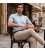 Tricou polo barbati Merinito Ribbed Knit Polo 100% lana merinos