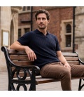 Tricou polo barbati Merinito Ribbed Knit Polo 100% lana merinos
