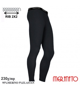 Colanti barbati Merinito Ribbed 230g 95% lana merinos 5% elastan