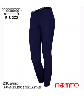 Colant dama Merinito Ribbed  230g 95% merino 5% elastan