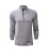 Bluza barbateasca cu fermoar scurt 100% merino 280g