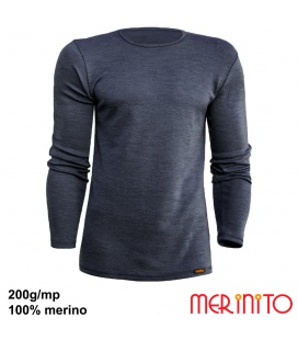Bluza barbati Merinito 200g 100% lana merinos