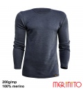 Bluza barbati Merinito 200g 100% lana merinos