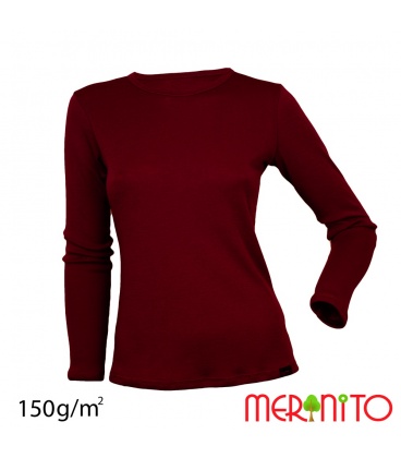 Tricou dama maneca scurta merino+modal 150g